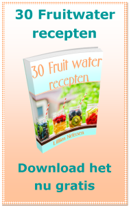 fruitwater recepten banner